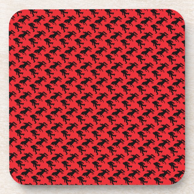 Unicorn, Bigfoot and Jackalope Coaster (Front)