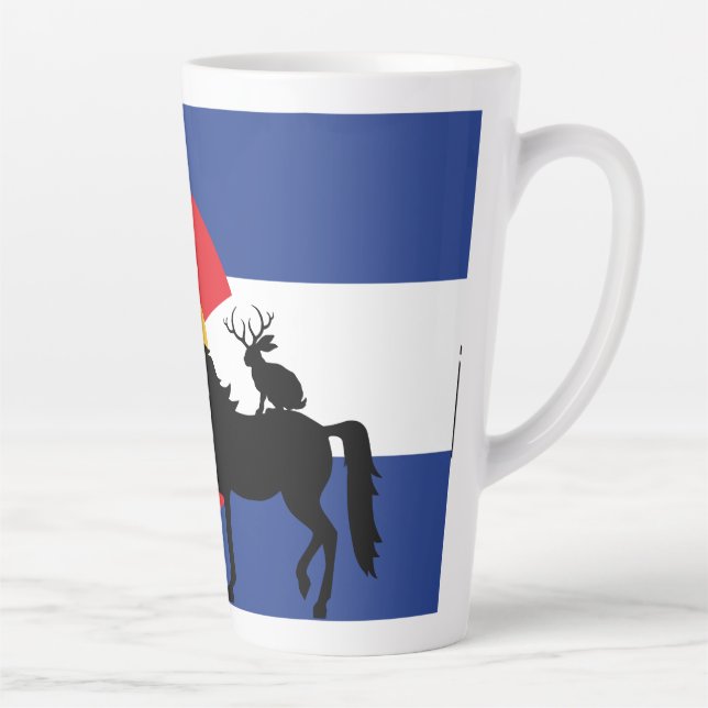 Unicorn, Bigfoot and Jackalope Latte Mug (Right)