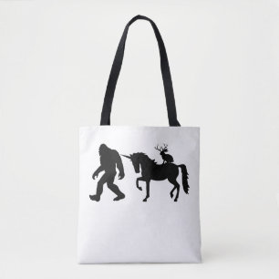 Unicorn, Bigfoot, Jackalope Tote Bag