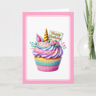 Unicorn Birthday Card