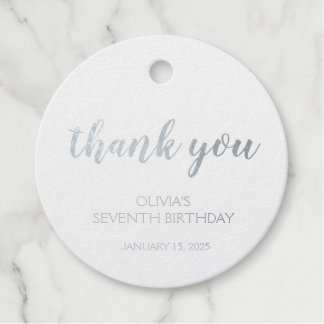 Unicorn Birthday Favour Tags