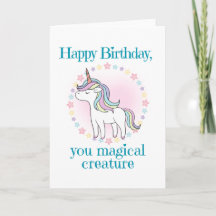 Unicorn Birthday for Girl