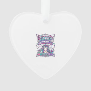 Unicorn Birthday Magic Loading Colourful Marketpla Ornament