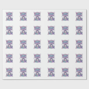 Unicorn Birthday Magic Loading Colourful Marketpla Wrapping Paper