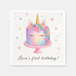 Unicorn Birthday Napkins