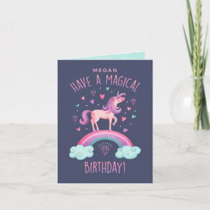 Unicorn Birthday Note Card