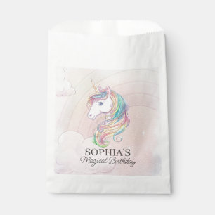 unicorn birthday party dessert favours favour bags