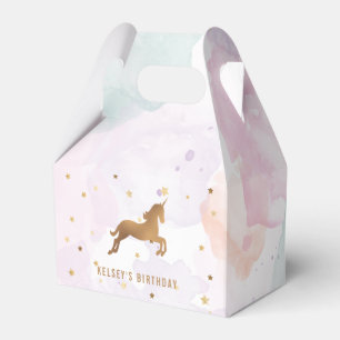 Unicorn  Birthday Party Favour Box