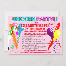 UNICORN birthday party