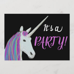 Unicorn Birthday Party Invitation