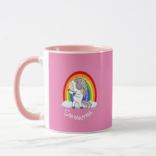Unicorn Birthday Party Pink Mug