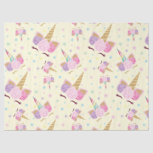 Unicorn Birthday Pattern Tissue Paper