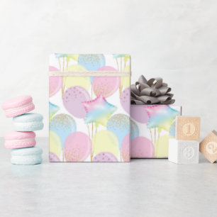 Unicorn Birthday Pattern Wrapping Paper