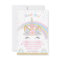 Unicorn Birthday Thank You Card, Unicorn Party