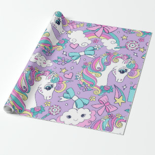 Unicorn Birthday Wrapping Paper