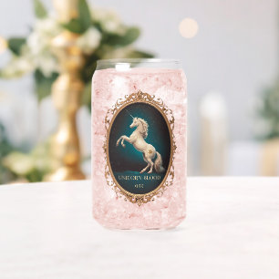 Unicorn Blood Vintage Halloween Can Glass