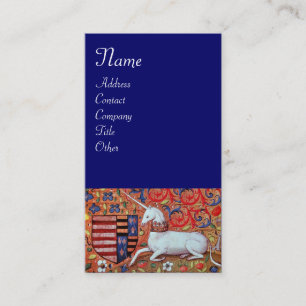 UNICORN ,blue Business Card