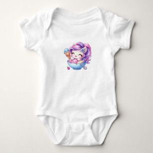 unicorn body baby bodysuit