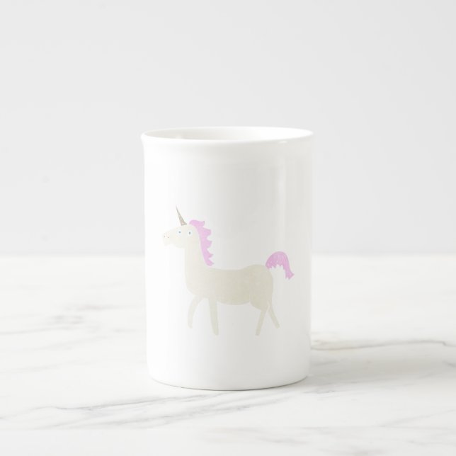 unicorn bone china mug (Front)
