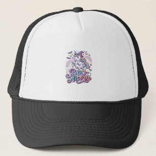 Unicorn Boo-nicorn Premium Vector Vector Design_1 Trucker Hat