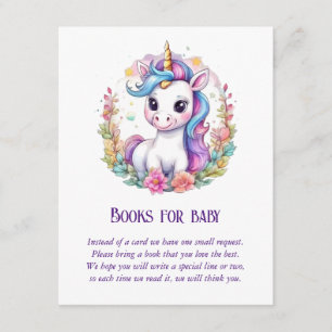 Unicorn Books for Baby Enclosure Card