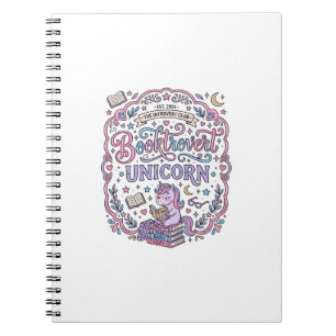 Unicorn Booktrovert Unicorn Playful Cute Gift Desi Notebook