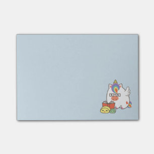 Unicorn Bookworm Post-it Notes