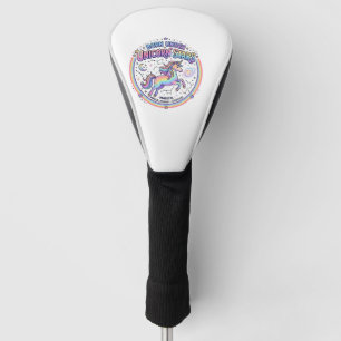 Unicorn Born Under Unicorn Stars Funny Print on De Golf Head Cover