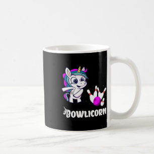 Unicorn Bowling Pin Strike Bowling Bowler Bowling Coffee Mug