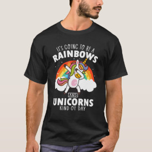 Unicorn Boys Girls Men Women Costume Rainbow T-Shirt