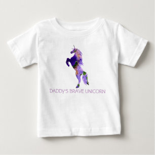 Unicorn Brave Baby Fine Jersey T-ShirtBaby T-Shirt