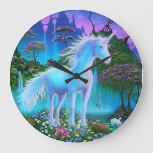 Unicorn Bridge Wall Clock