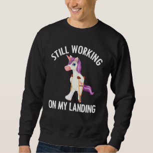 Unicorn Broken Leg For Kids Toddlers Injured Foot Sweatshirt