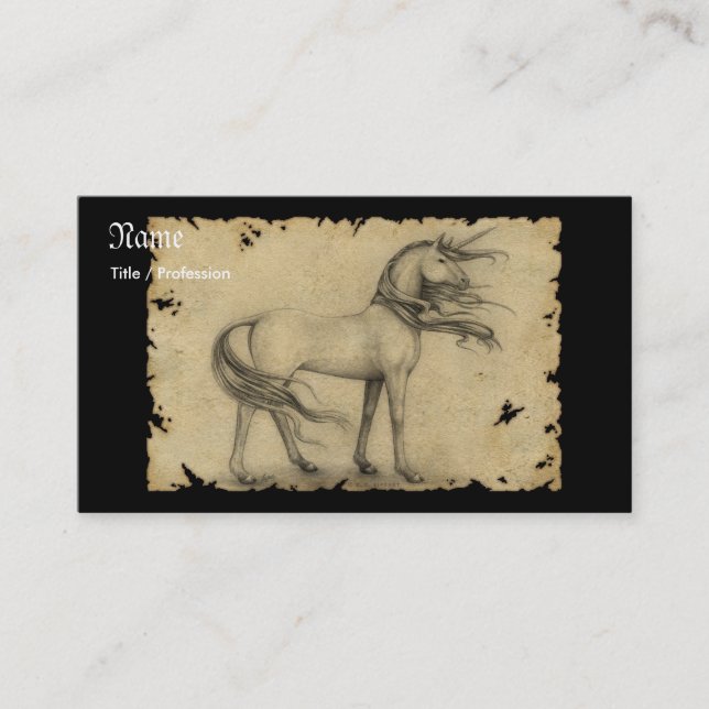 Unicorn Business Card (Front)