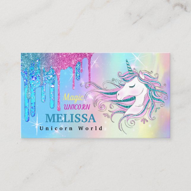 Unicorn Business Card (Front)