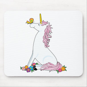 Unicorn Butterfly Mouse Mat