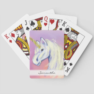 Unicorn by: Mendi Vernatter Playing Cards
