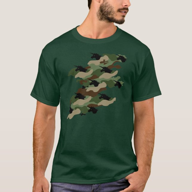 Unicorn Camouflage T-Shirt (Front)