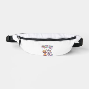 Unicorn Campfire Story Unicorn Charming POD Artwor Bum Bags