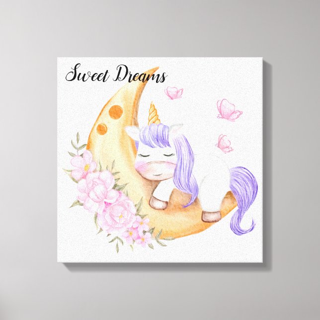 Unicorn Canvas Print (Front)