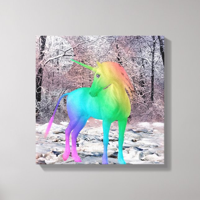 Unicorn Canvas Print (Front)