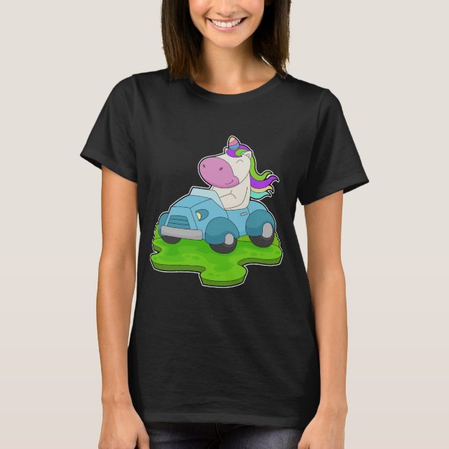 Unicorn Car T-Shirt (Front)