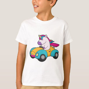 Unicorn Car T-Shirt