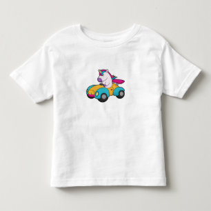 Unicorn Car Toddler T-Shirt