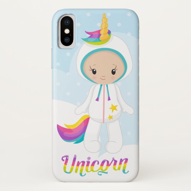 Unicorn Case-Mate Barely iPhone X Case (Back)