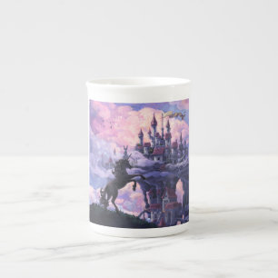 Unicorn Castle Bone China Mug