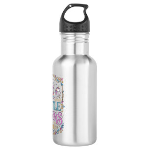 Unicorn Castle Dreams Unicorn White Background Pri 532 Ml Water Bottle