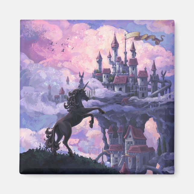 Unicorn Castle Magnet (Front)