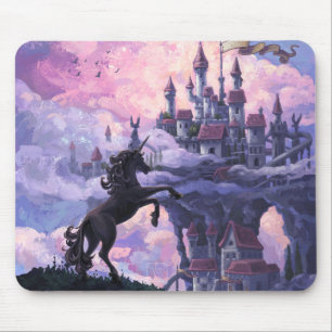 Unicorn Castle Mouse Mat