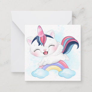 Unicorn Cat Card